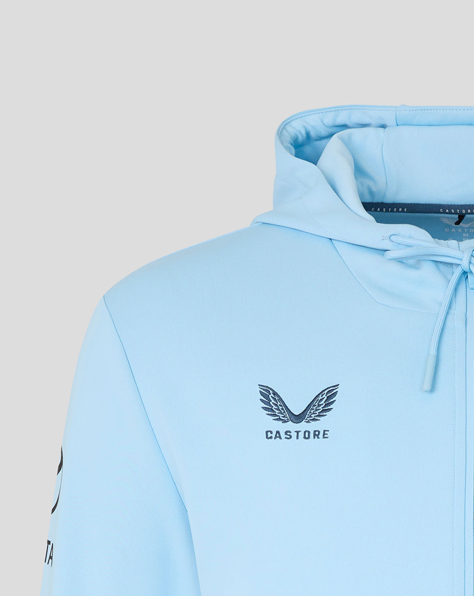 England Cricket Men's 26/27 Off Pitch Full Zip Hoodie - Blue