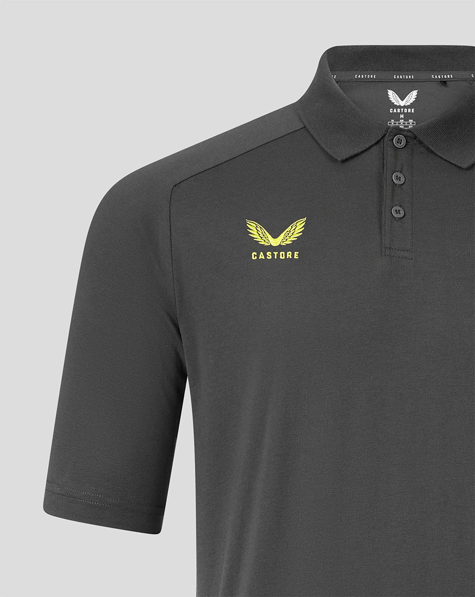 Bath Rugby Men's 2026/27 Travel Polo - Gunmetal