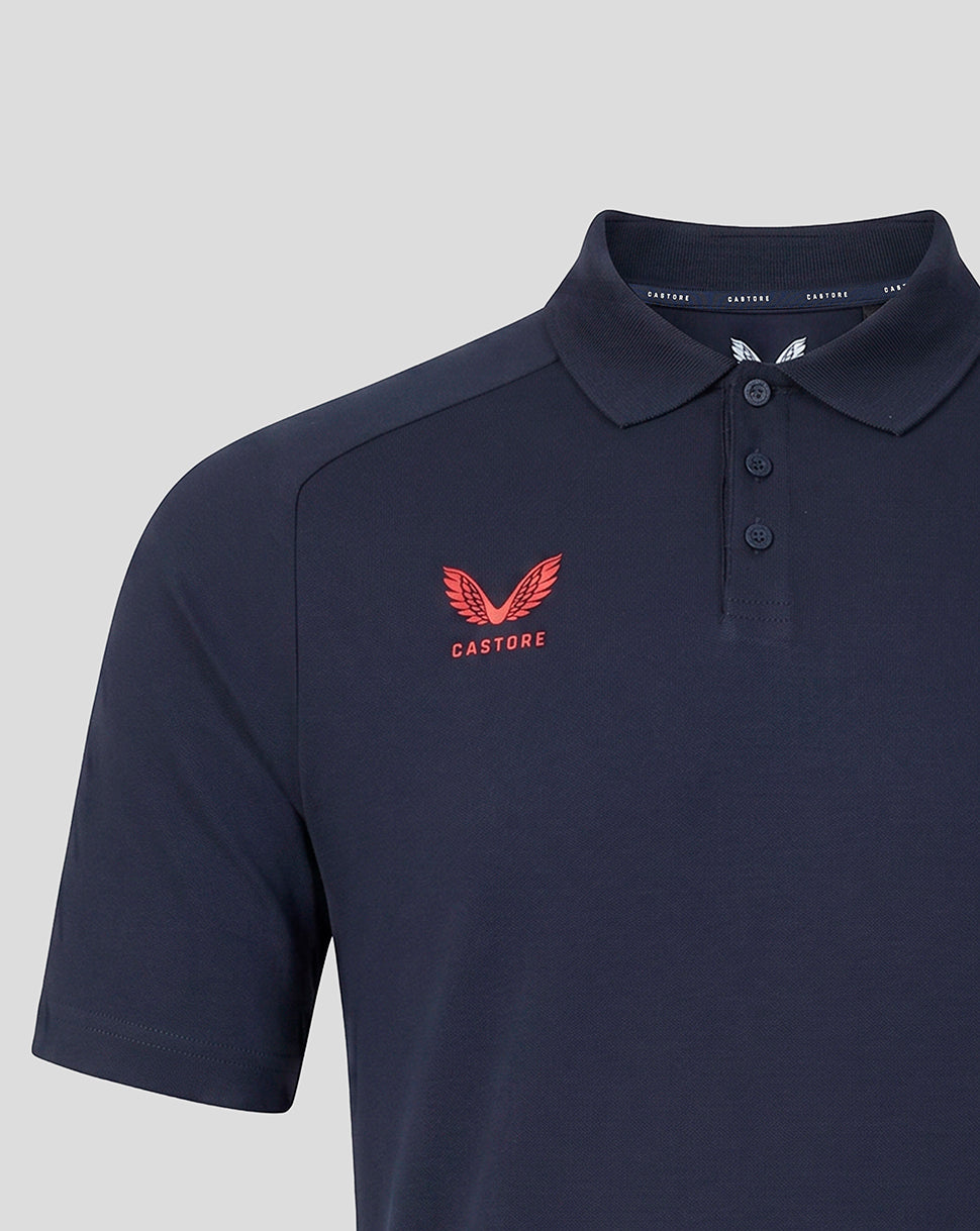 FC Twente Herren 26/27 Travel Poloshirt - Marineblau