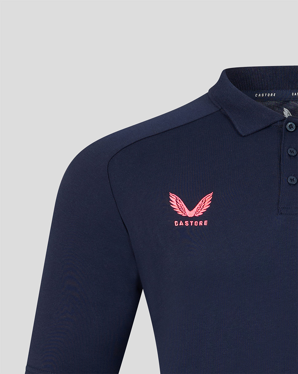 Harlequins Men's 2026/27 Travel Polo - Navy
