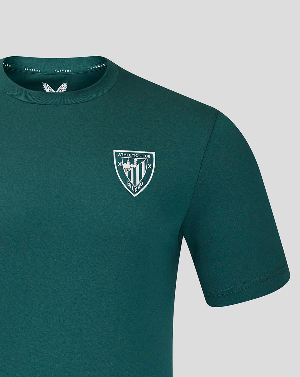 Teal Athletic Club Junior travel shirt with left chest crest