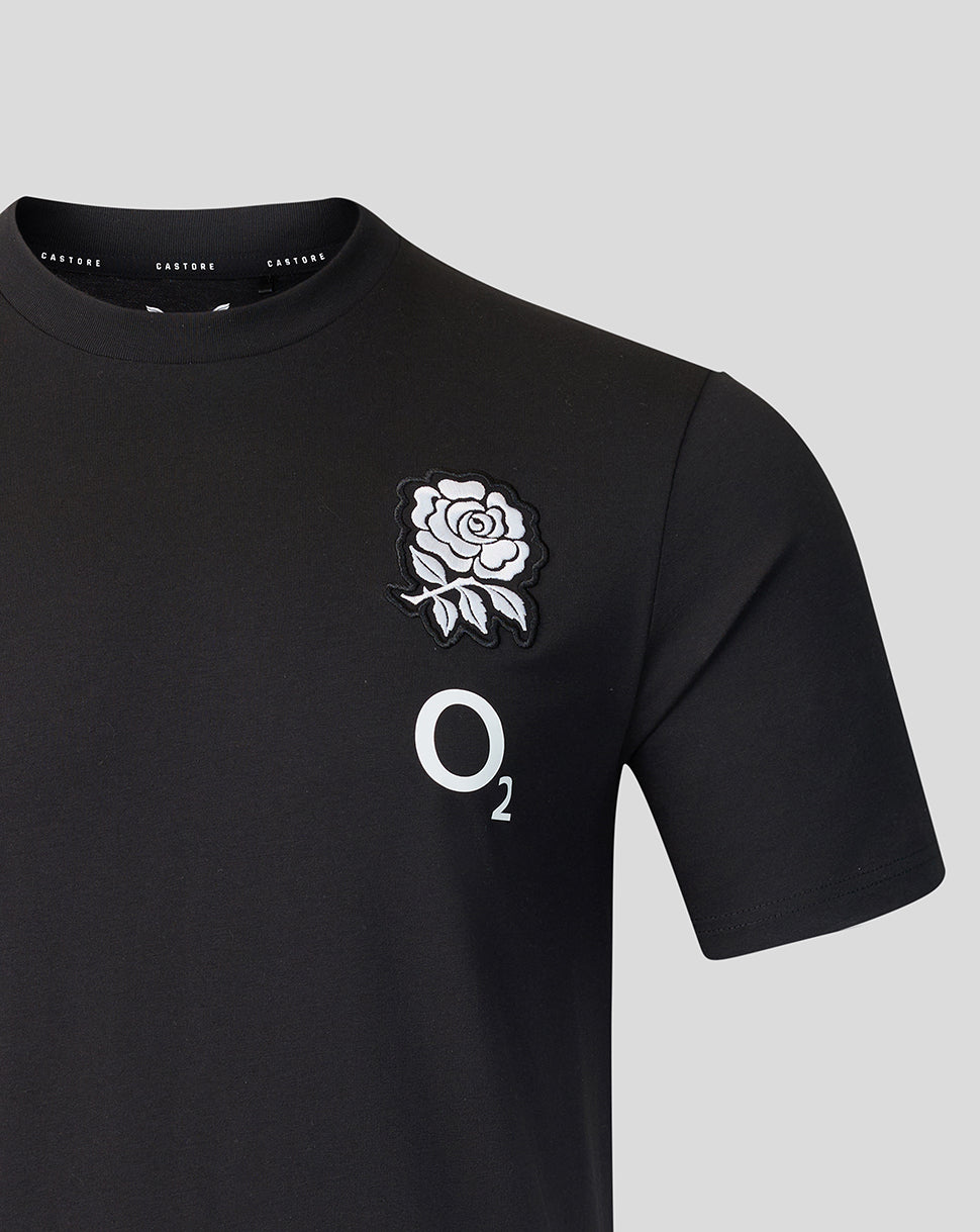 England Rugby Men's 26/27 Travel T-Shirt - Black