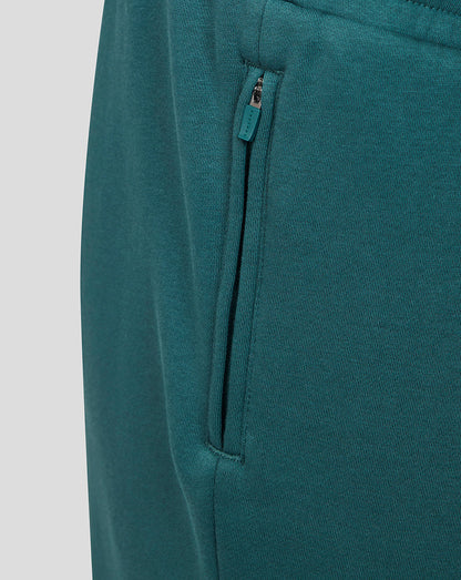 Teal Athletic Club men's travel track pants close-up of side zip pocket
