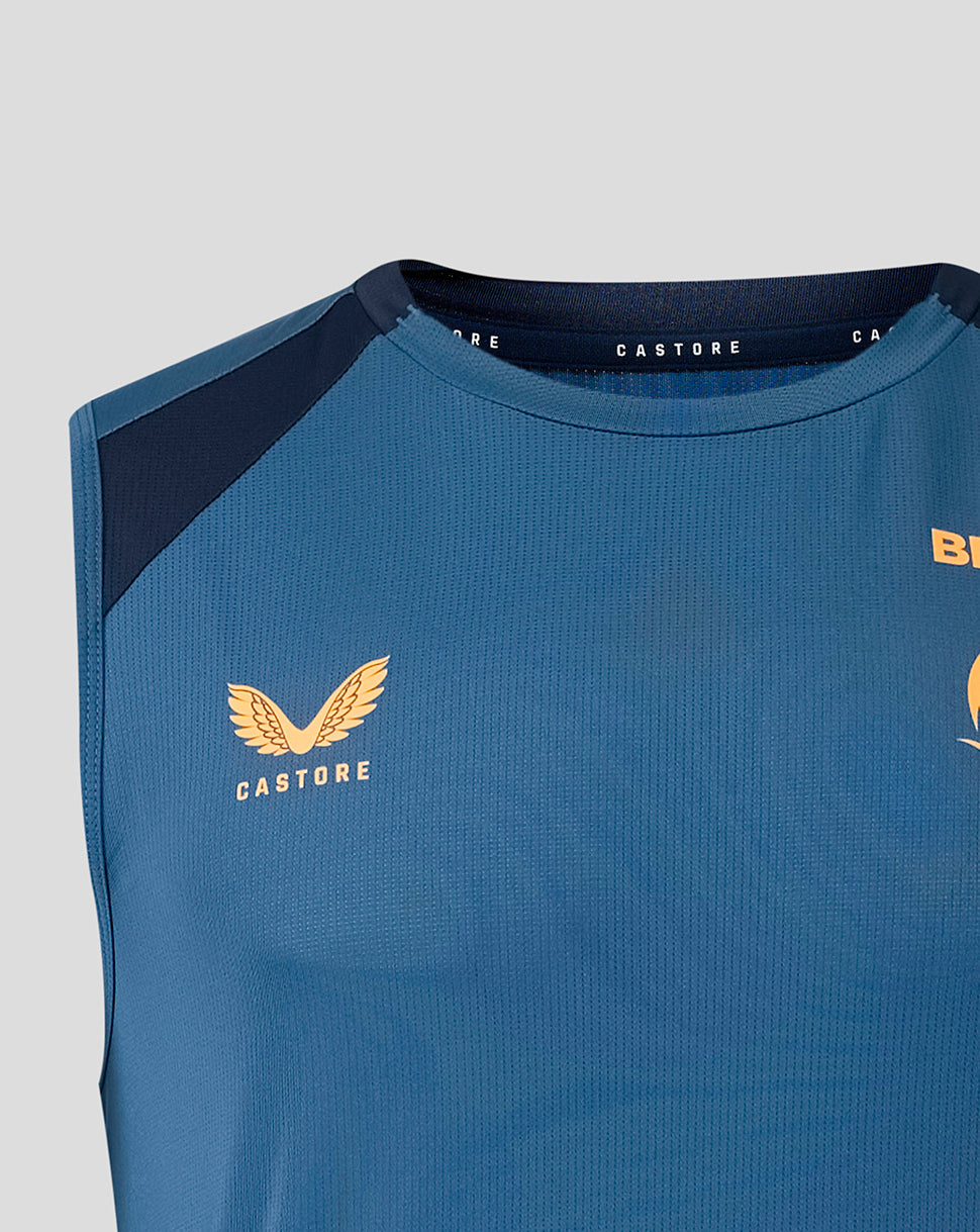 Leicester Tigers Men's 2026/27 Training Vest - Blue