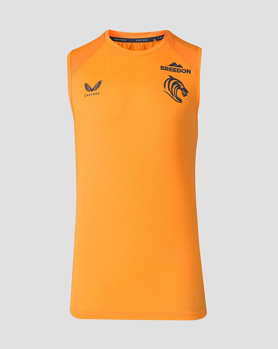 Leicester Tigers Men's 2026/27 Training Vest - Orange - Orange