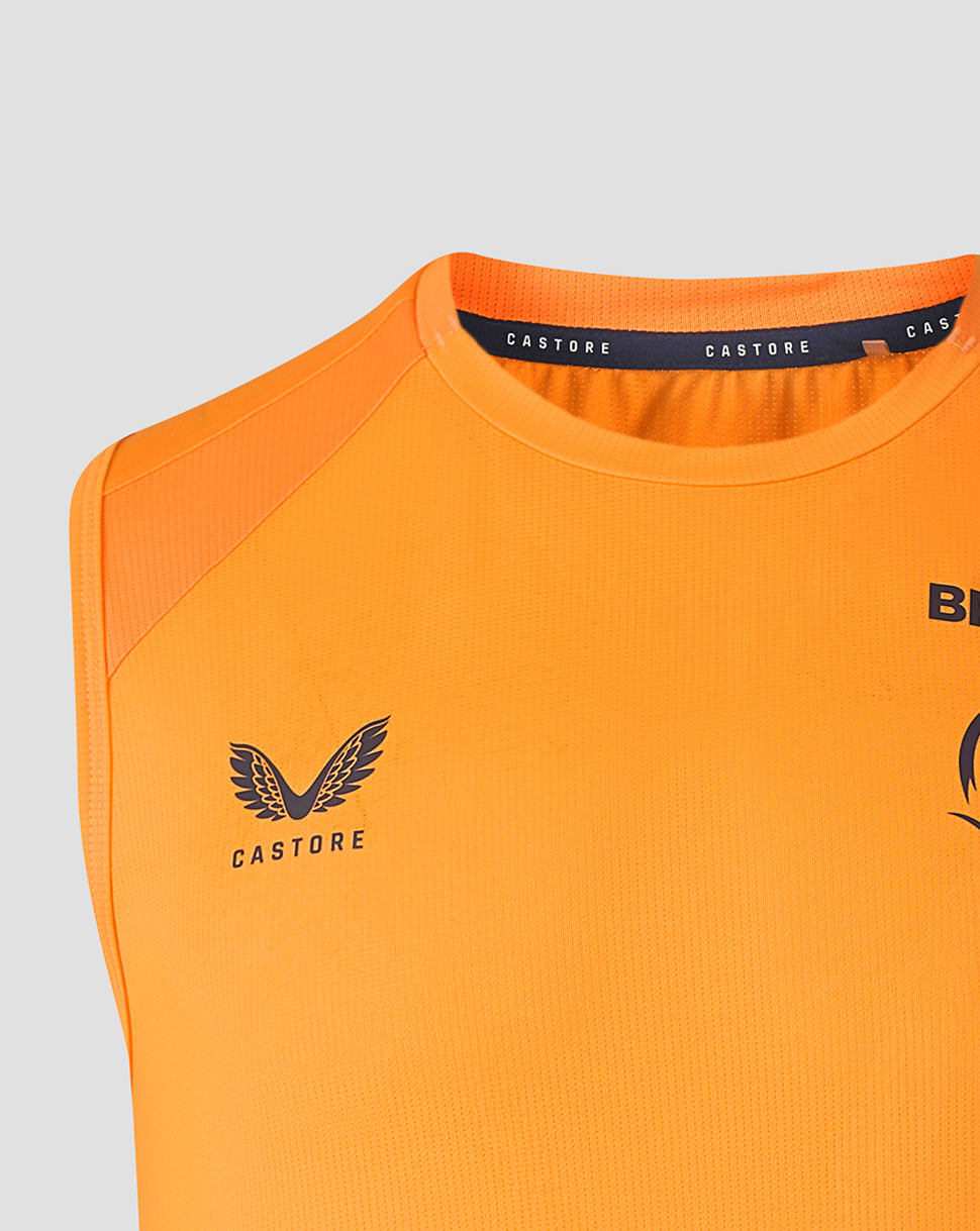 Leicester Tigers Men's 2026/27 Training Vest - Orange - Orange
