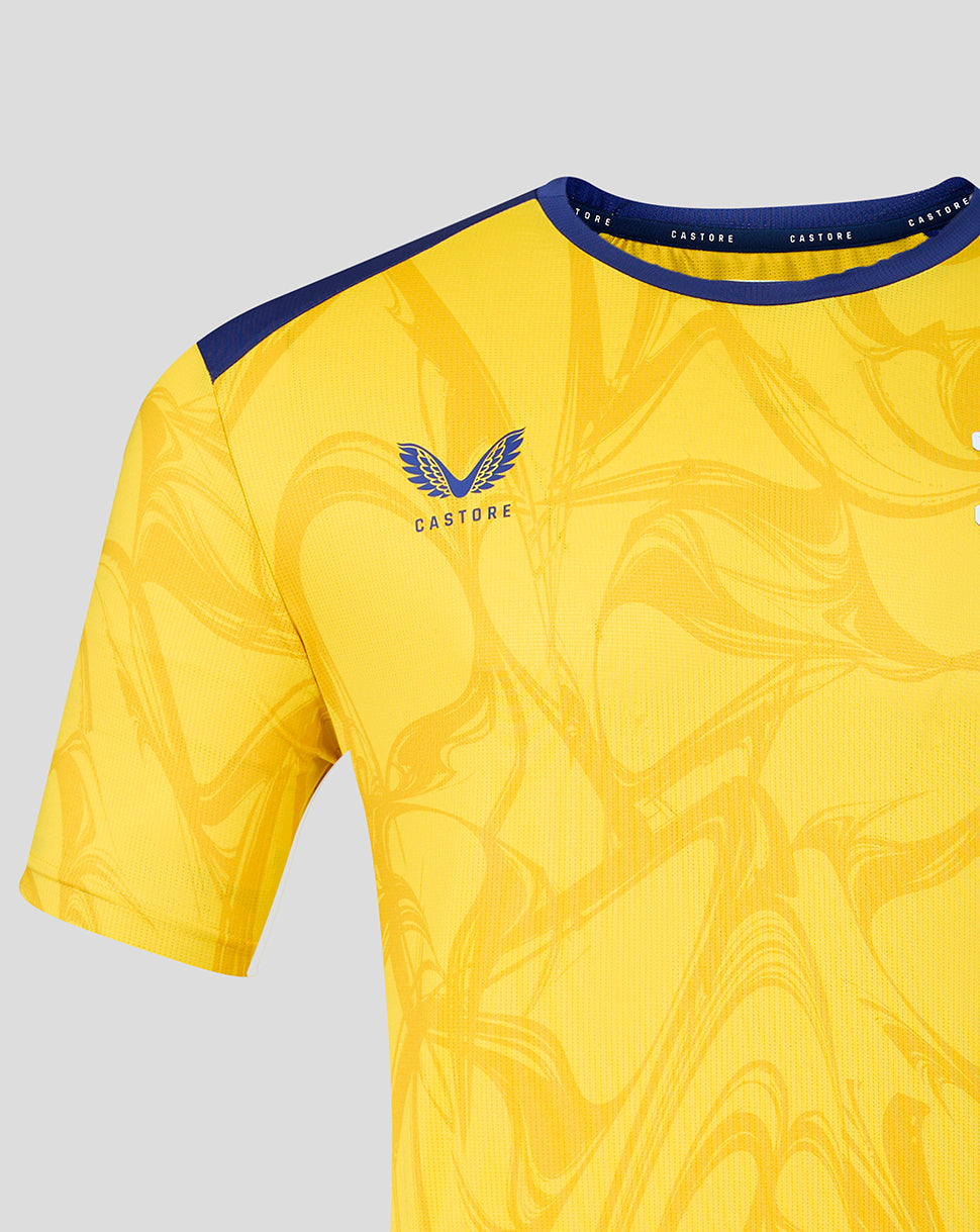 Preston North End Junior 26/27 Matchday Short Sleeve T-Shirt - Yellow