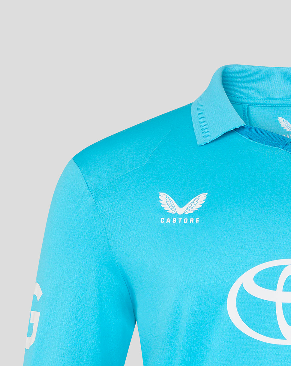 England Cricket Men's 26/27 ODI Pro Long Sleeve Shirt - Blue