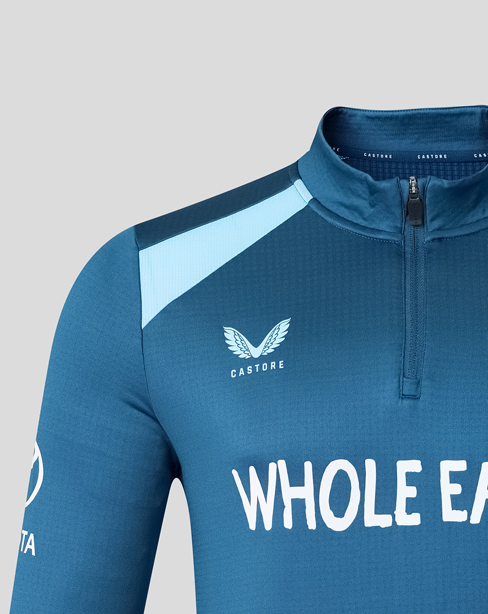 England Cricket Men's 26/27 Training Midlayer Top - Blue