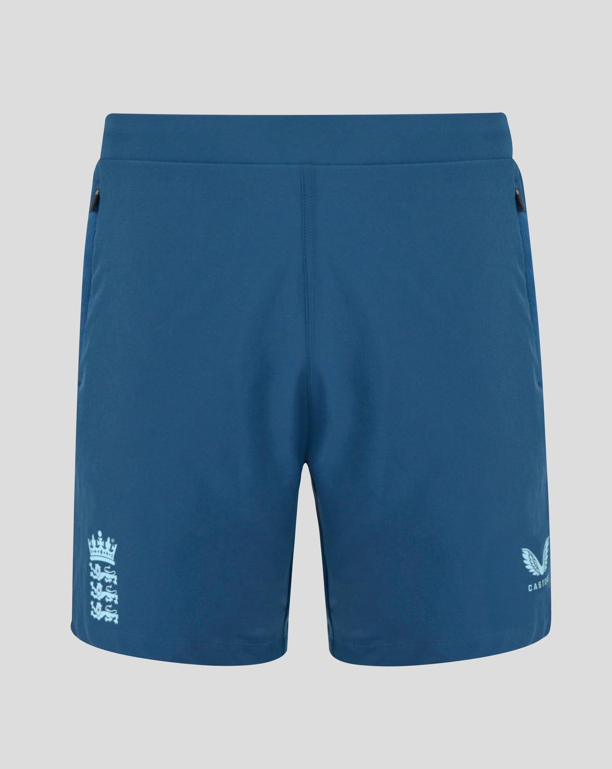 England Cricket Men's 26/27 Training Shorts - Blue