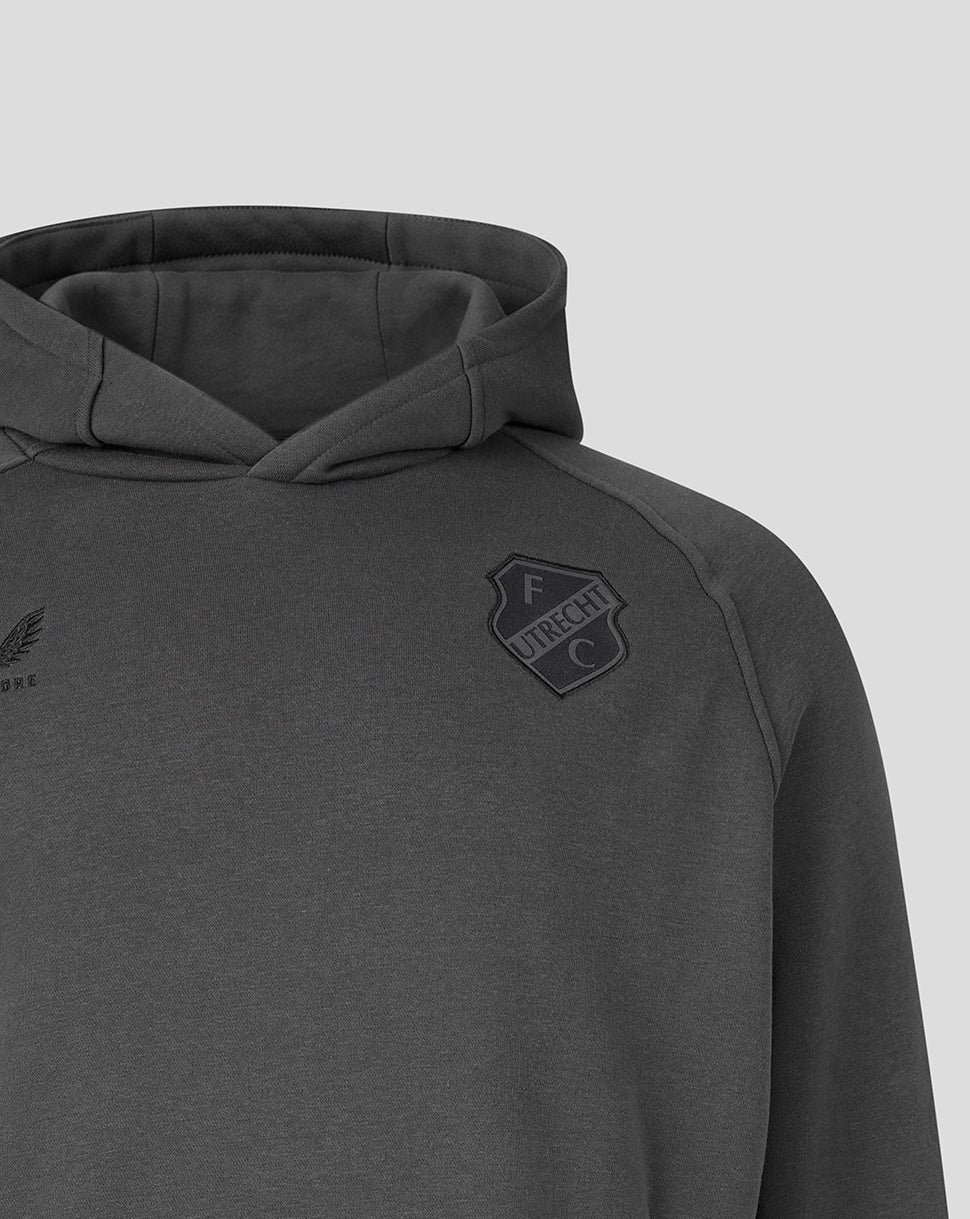 Sudadera FC Utrecht Adapt 26/27 Travel Fleece Hooded de hombre - Gunmetal