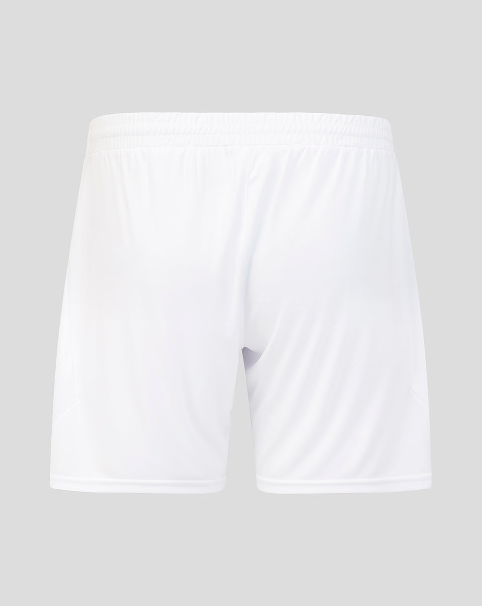 White shorts on a light gray background