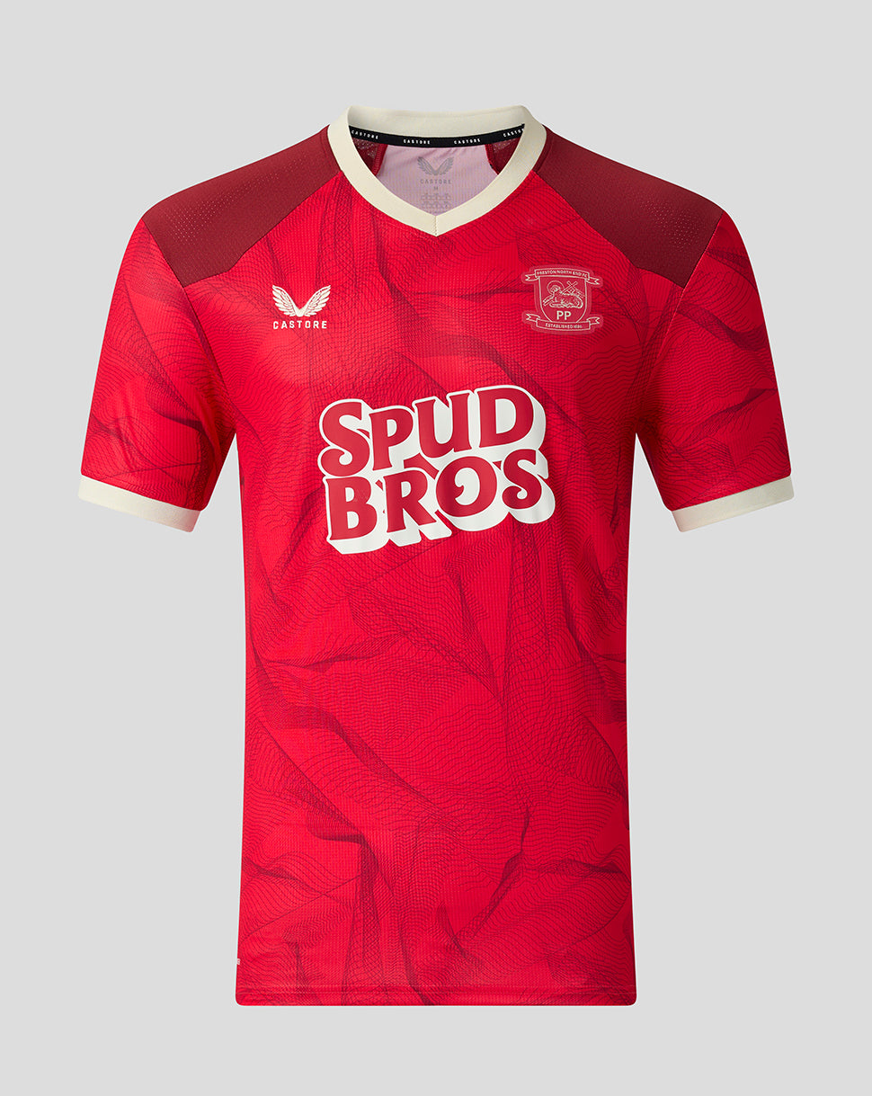 Preston North End Men's 2026/27 Third Short Sleeve Shirt - Red