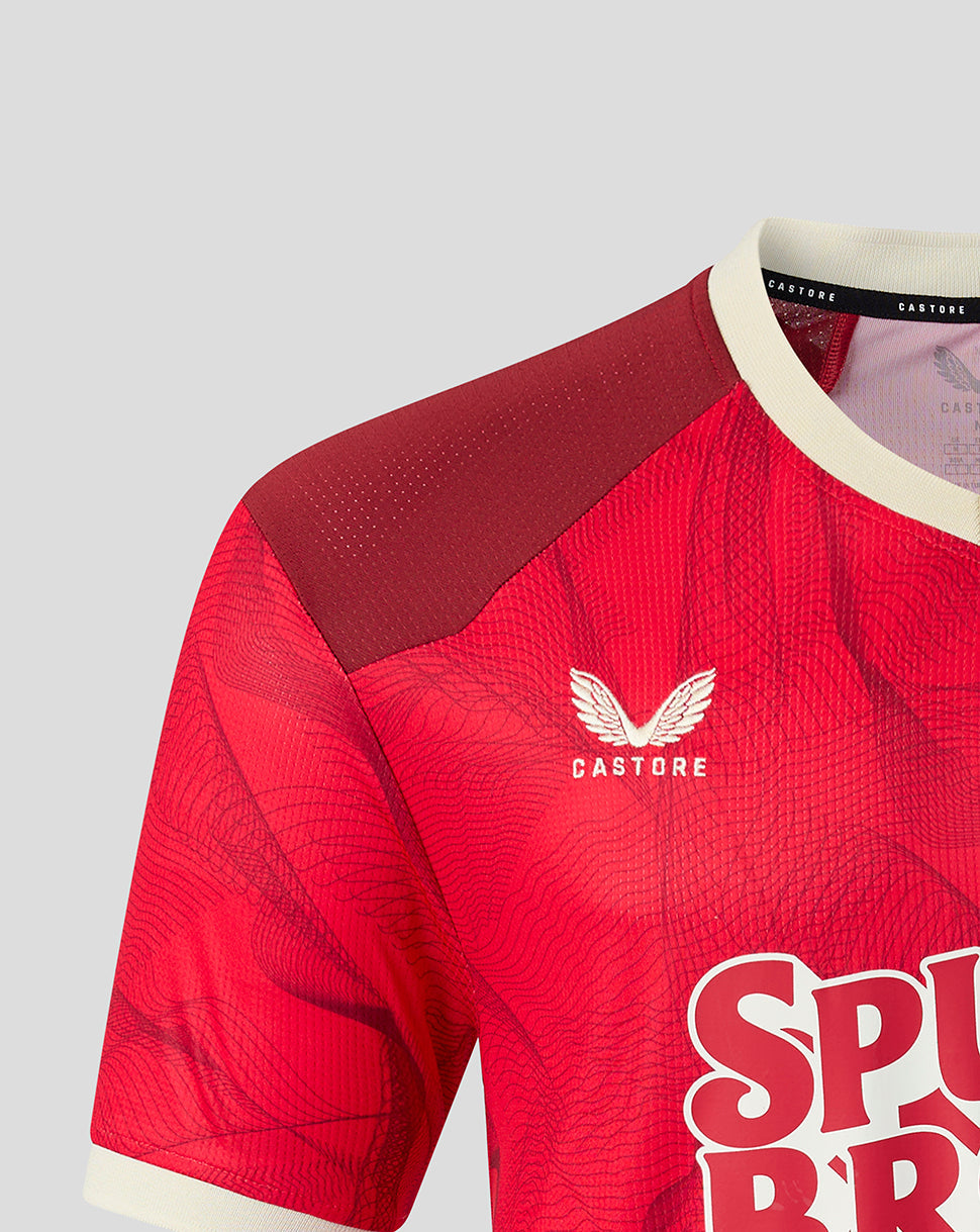 Preston North End Men's 2026/27 Third Short Sleeve Shirt - Red