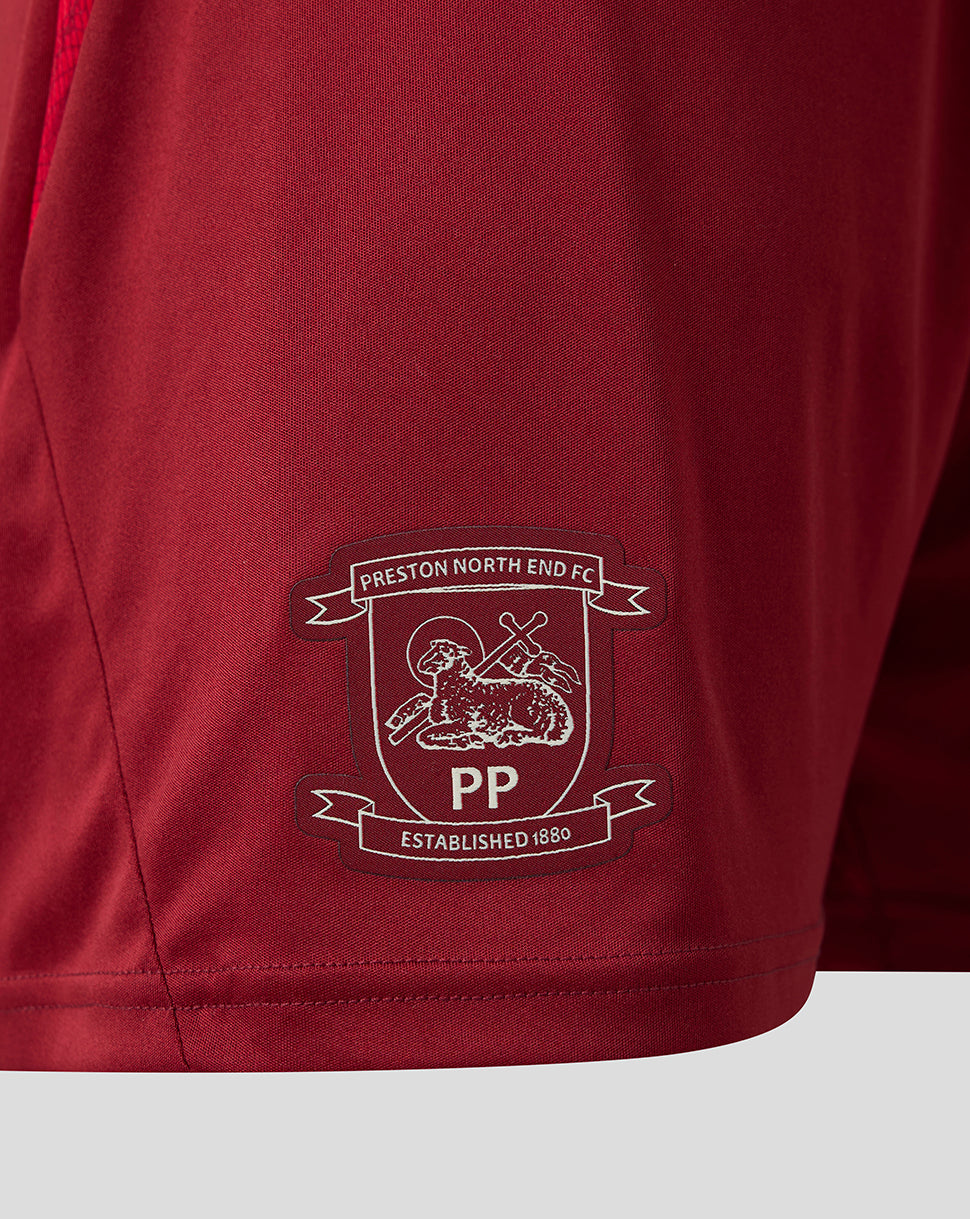 Preston North End Men's 2026/27 Third Shorts - Merlot
