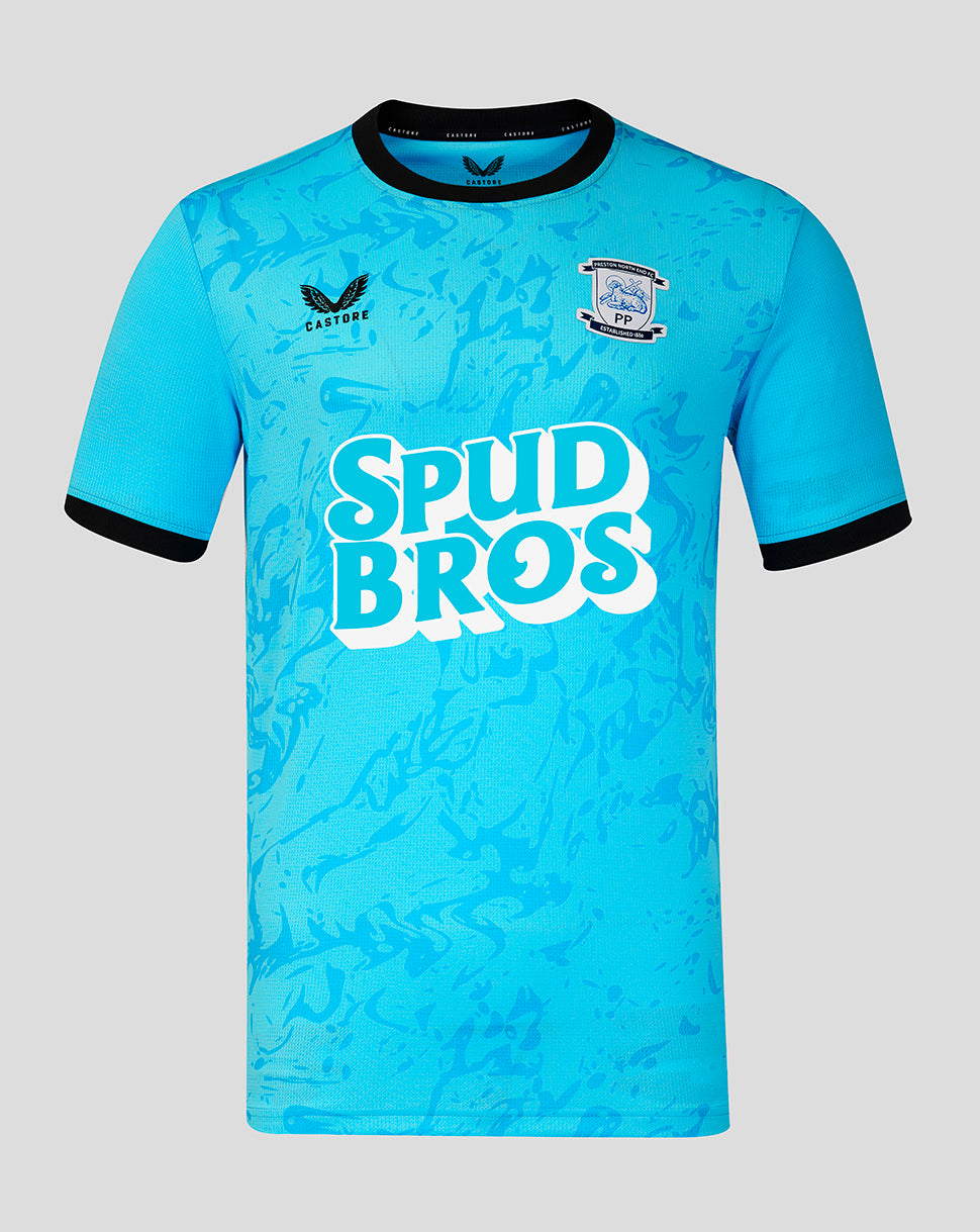 Preston North End Men's 2026/27 Away Goalkeeper Short Sleeve Shirt - Blue