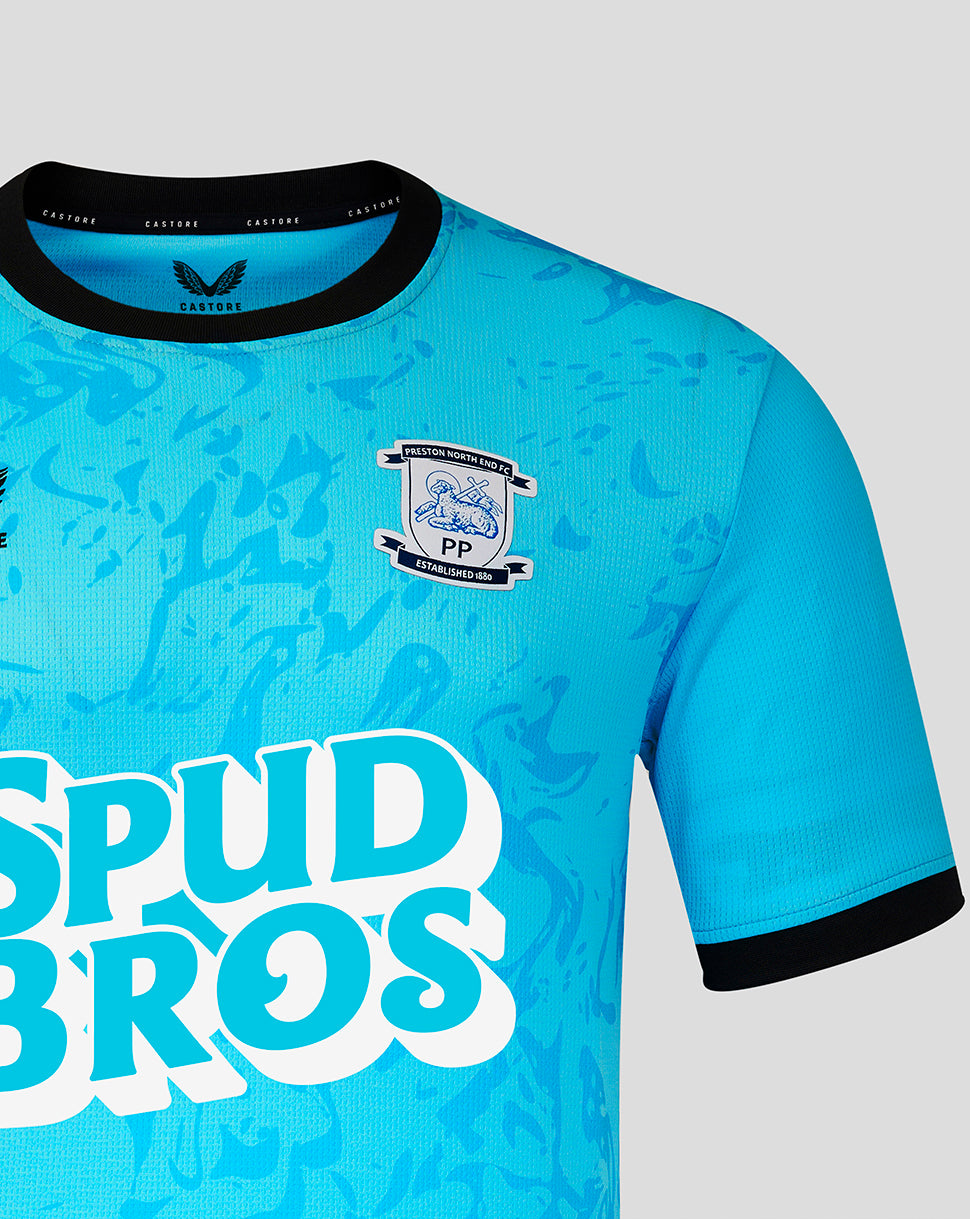 Preston North End Men's 2026/27 Away Goalkeeper Short Sleeve Shirt - Blue
