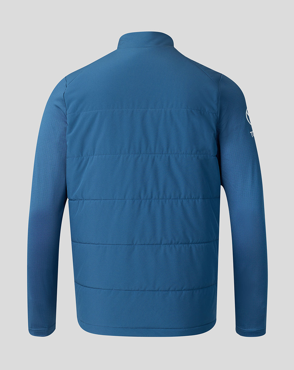 England Cricket Men's 26/27 Training Thermal Jacket - Blue