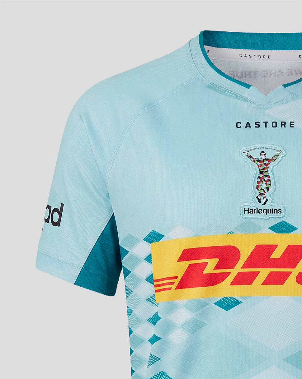 Harlequins Men's 2026/27 Away Replica Shirt - Blue