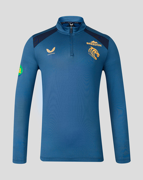 Leicester Tigers Men's 2026/27 Training Quarter Zip Top - Blue