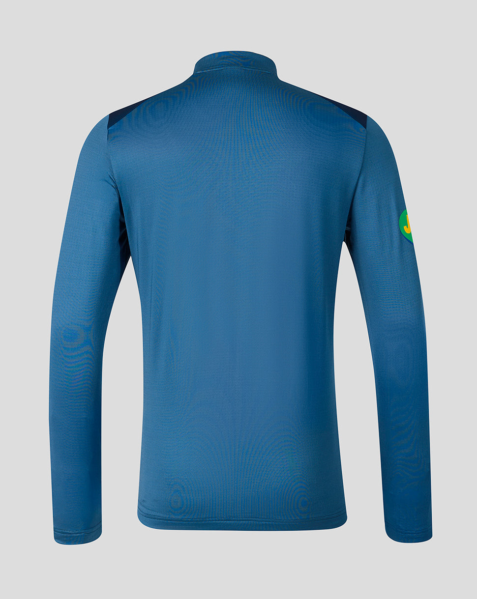 Leicester Tigers Men's 2026/27 Training Quarter Zip Top - Blue