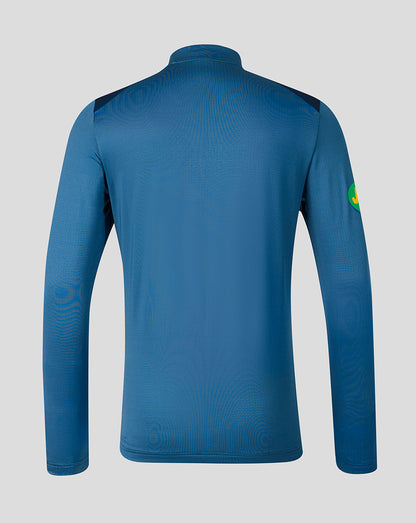 Leicester Tigers Men's 2026/27 Training Quarter Zip Top - Blue