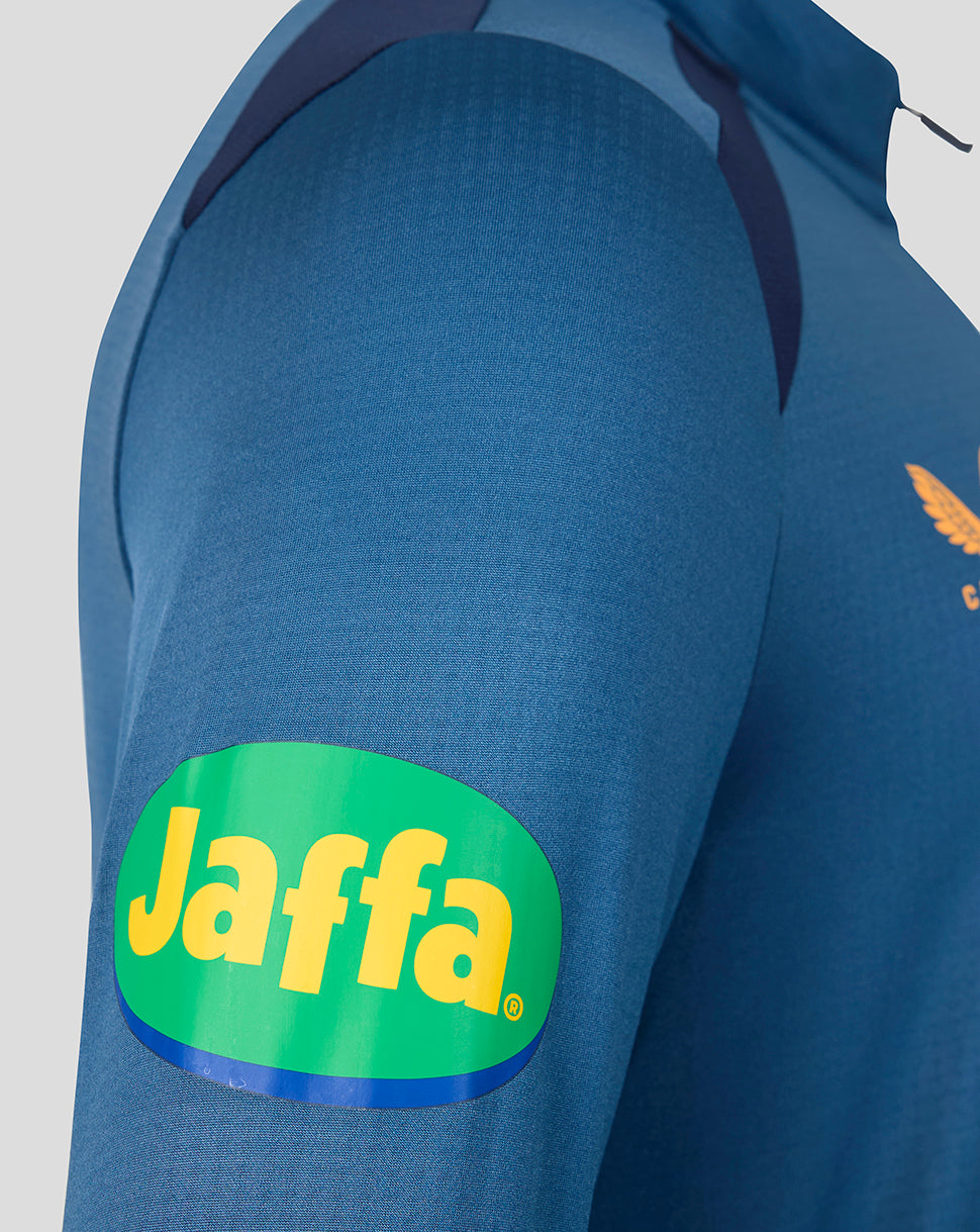 Leicester Tigers Men's 2026/27 Training Quarter Zip Top - Blue