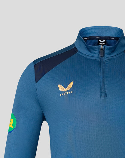 Leicester Tigers Men's 2026/27 Training Quarter Zip Top - Blue