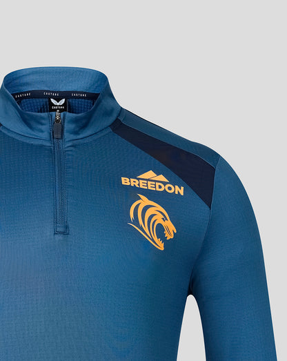 Leicester Tigers Men's 2026/27 Training Quarter Zip Top - Blue