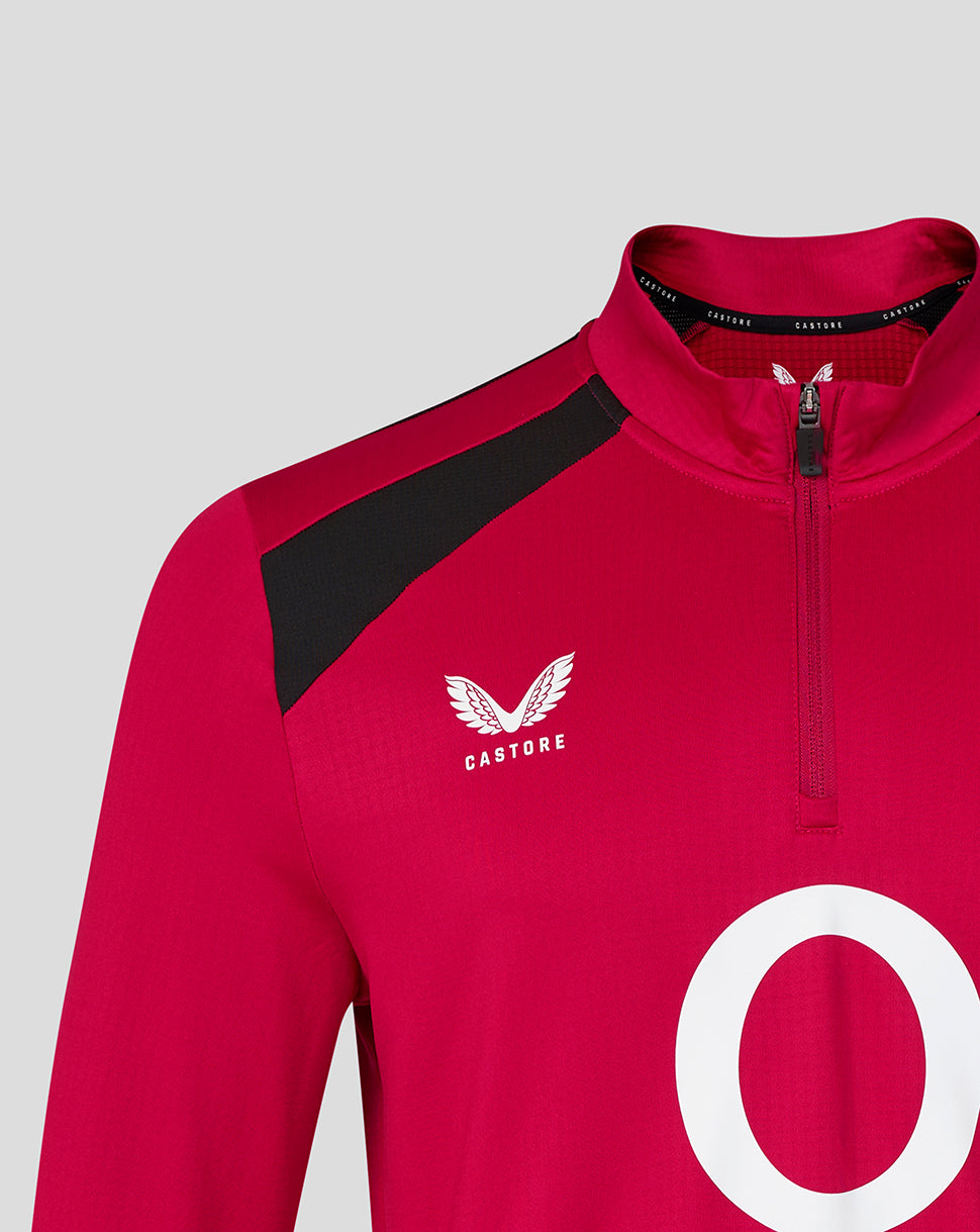England Rugby Men's 26/27 Training Midlayer Top - Red - Red