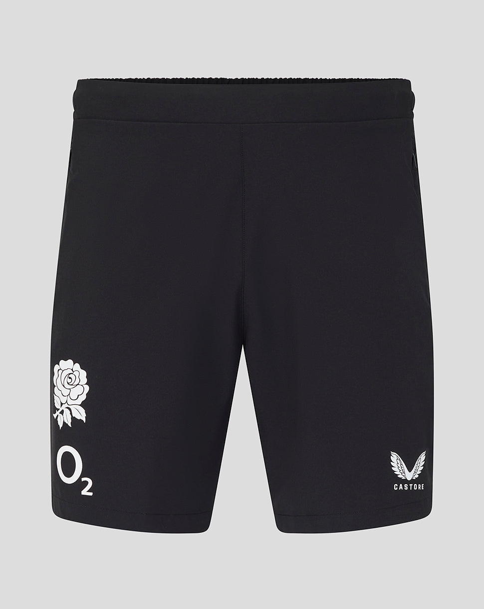 England Rugby Men's 26/27 Training Shorts - Black - Black