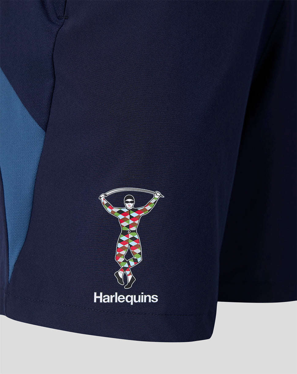 Harlequins Men's 2026/27 Training Shorts with Pockets - Navy