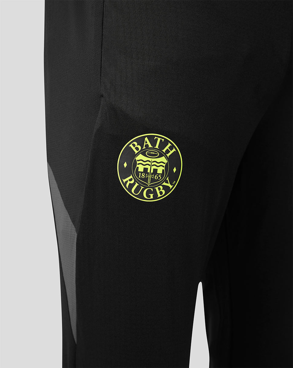 Bath Rugby Men's 2026/27 Training Pants - Pockets - Black/Gunmetal