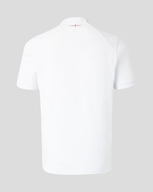 White t-shirt on a light gray background