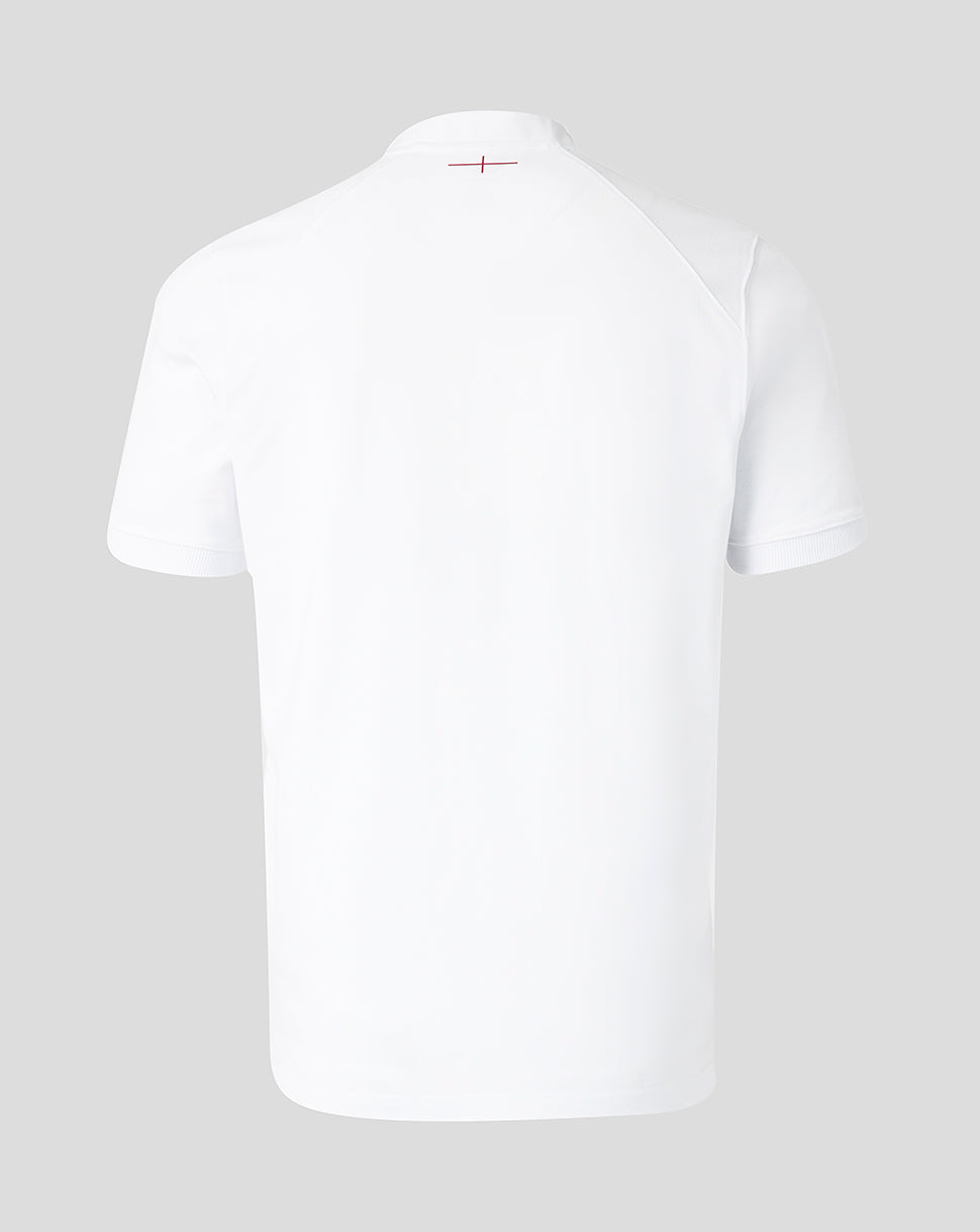 England Rugby Men's 26/27 Home Classic Short Sleeve Shirt - White - White