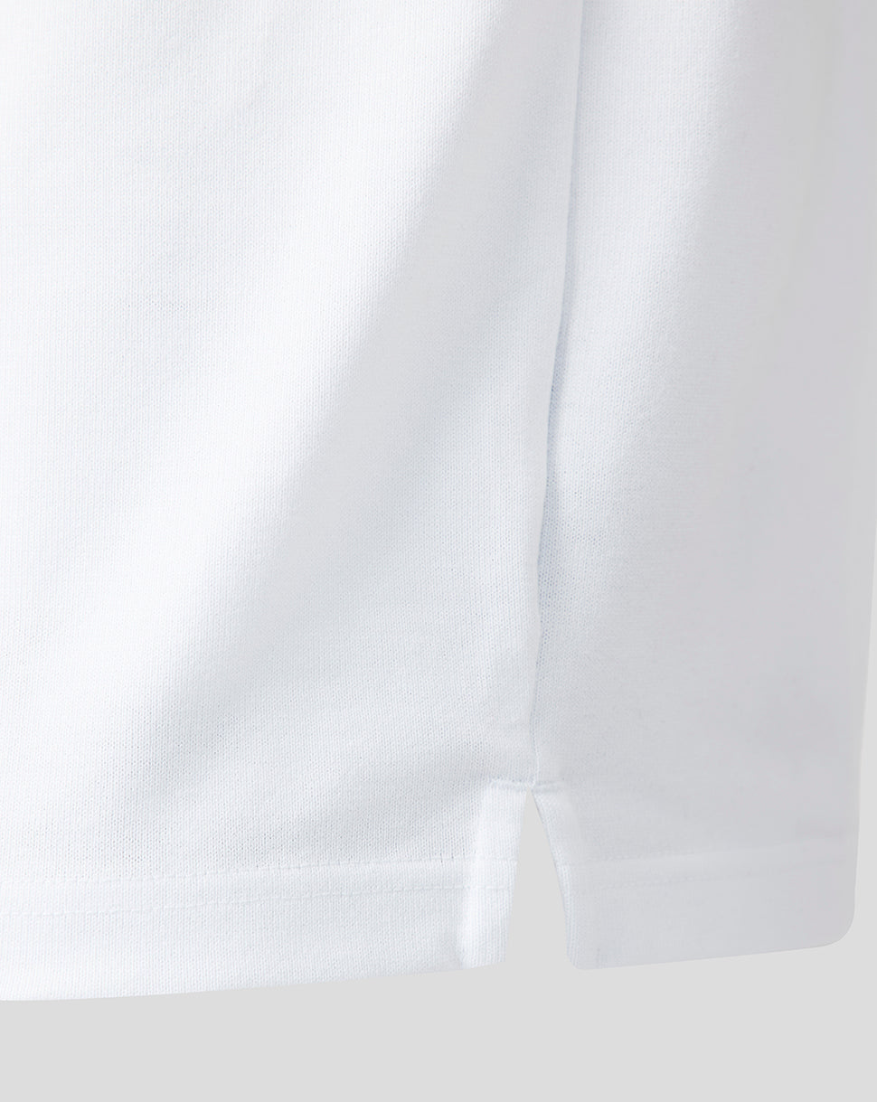England Rugby Men's 26/27 Home Classic Short Sleeve Shirt - White - White
