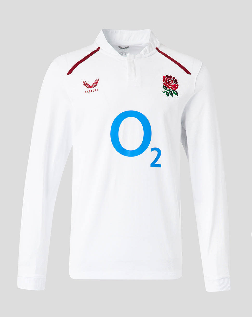 England Rugby Women's 26/27 Home Classic Long Sleeve Shirt - White