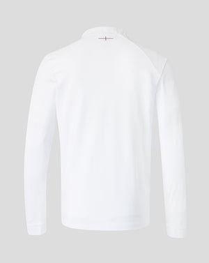 White shirt on a light gray background