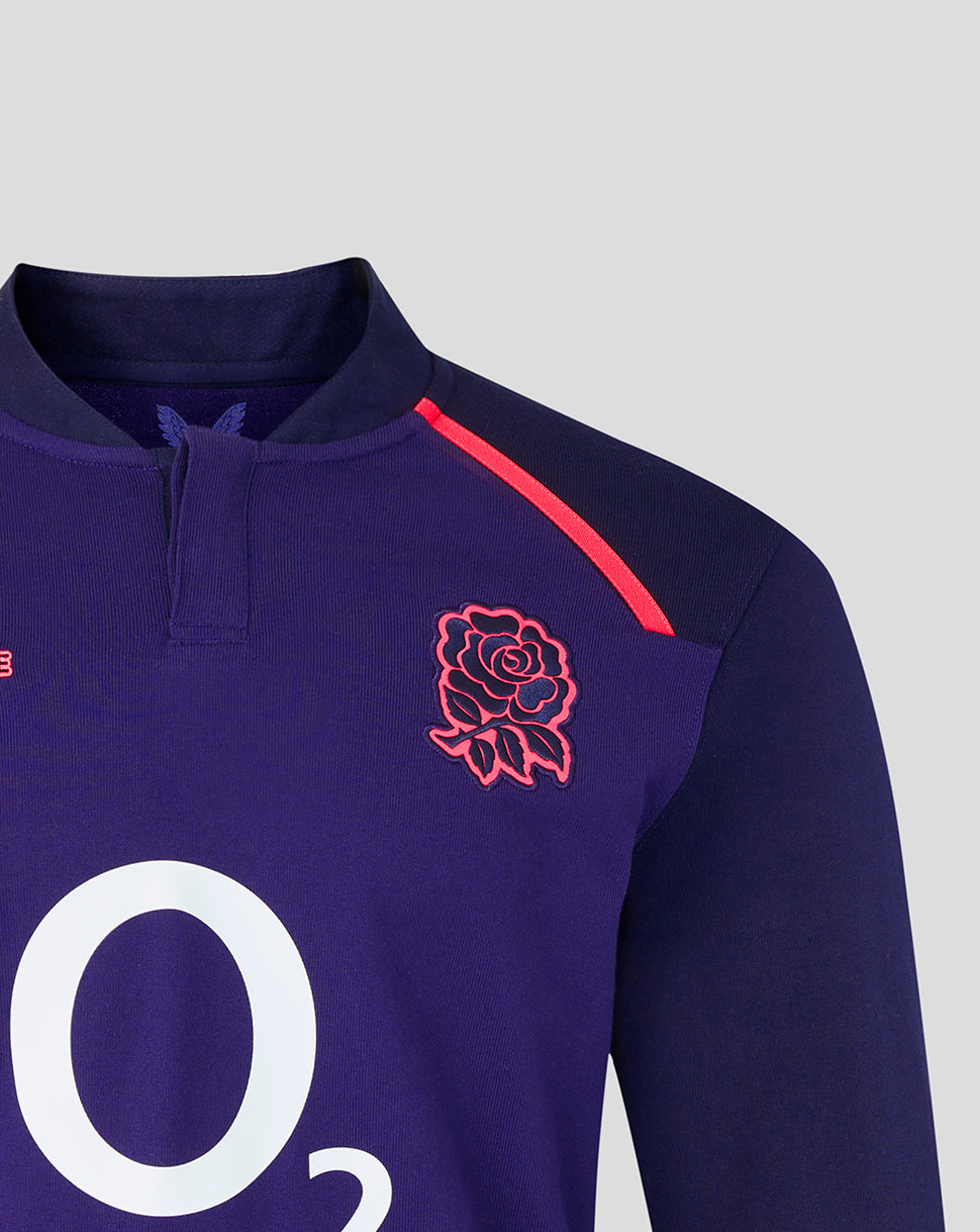 England Rugby Men's 26/27 Alternate Classic Long Sleeve Shirt - Rhodonite