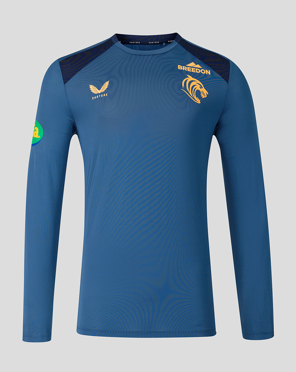 Leicester Tigers Men's 2026/27 Training Long Sleeve Top - Blue