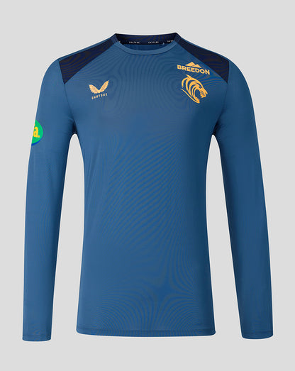 Leicester Tigers Men's 2026/27 Training Long Sleeve Top - Blue
