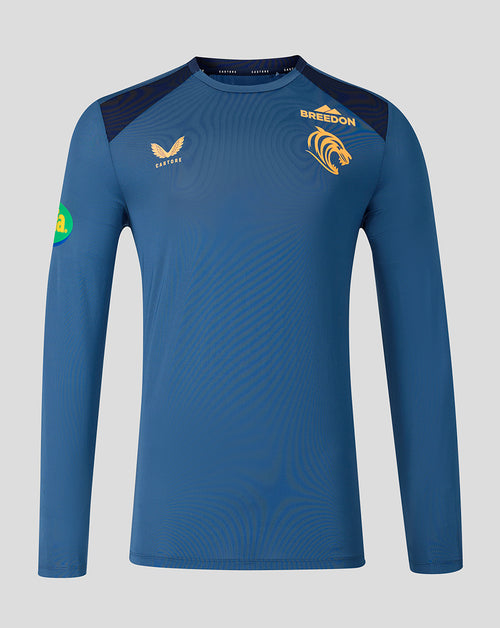 Leicester Tigers Men's 2026/27 Training Long Sleeve Top - Blue