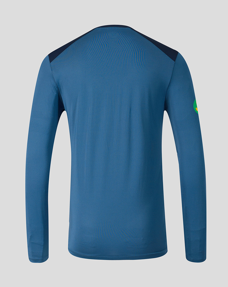 Leicester Tigers Men's 2026/27 Training Long Sleeve Top - Blue