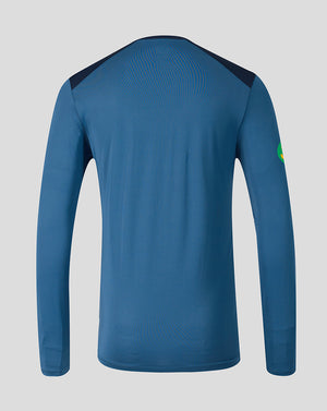 Leicester Tigers Men's 2026/27 Training Long Sleeve Top - Blue
