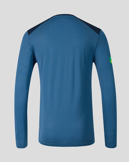Leicester Tigers Men's 2026/27 Training Long Sleeve Top - Blue