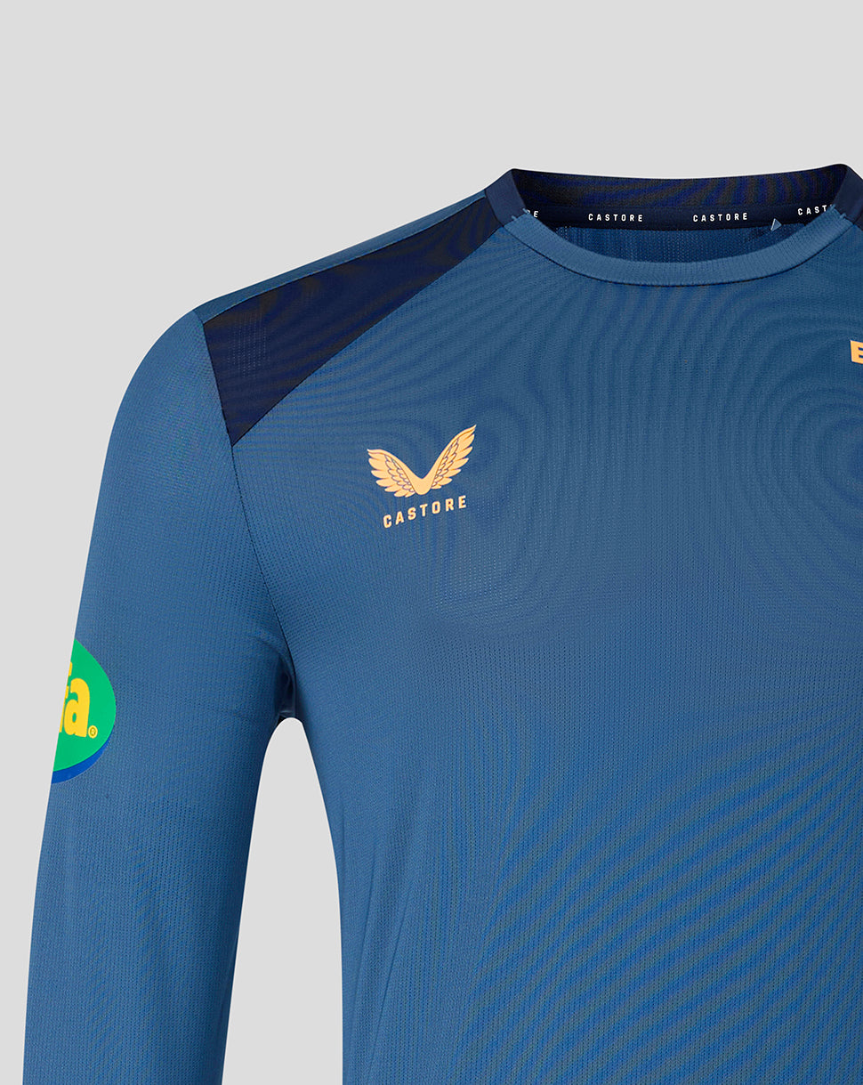 Leicester Tigers Men's 2026/27 Training Long Sleeve Top - Blue
