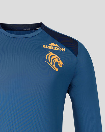 Leicester Tigers Men's 2026/27 Training Long Sleeve Top - Blue
