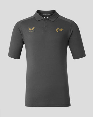 Saracens Men's 2026/27 Travel Polo - Grey