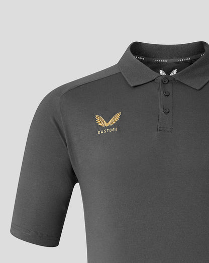 Saracens Men's 2026/27 Travel Polo - Grey