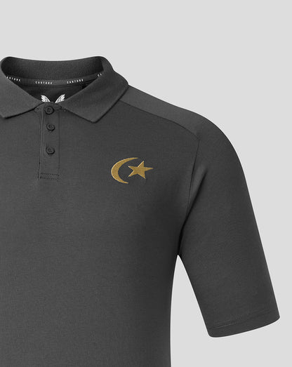 Saracens Men's 2026/27 Travel Polo - Grey